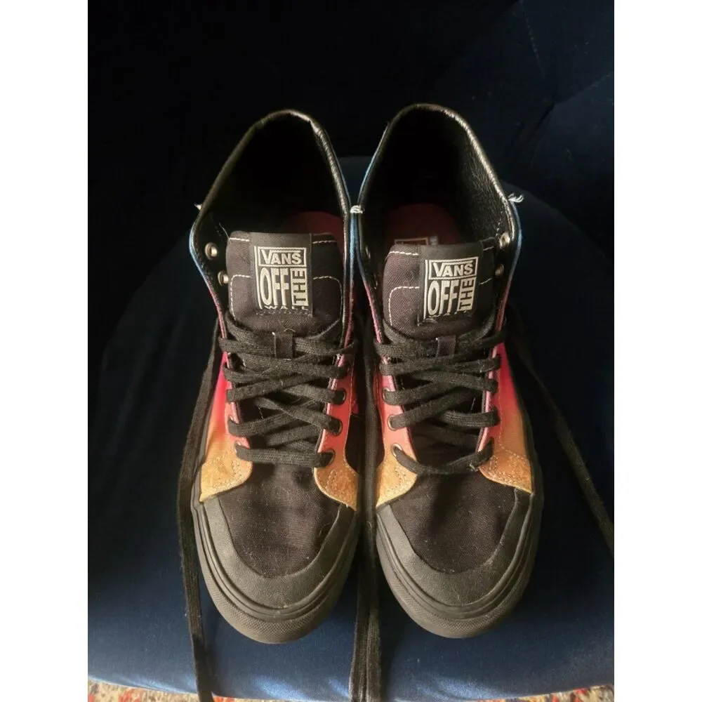 Vans Sk8-Hi 138 Decon SF Have A Trip Rainbow Black Sneakers - Size 9.5